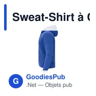 Sweat-Shirt à Capuche + Crémaillère Adulte Walder - Miniature 9
