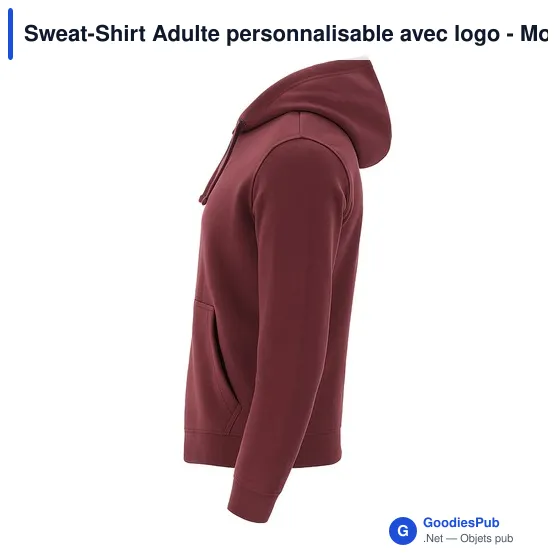 Sweat-Shirt Adulte personnalisable avec logo - Modèle Astro - Image 4