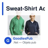 Sweat-Shirt Adulte personnalisable avec logo - Modèle Astro - Miniature 10
