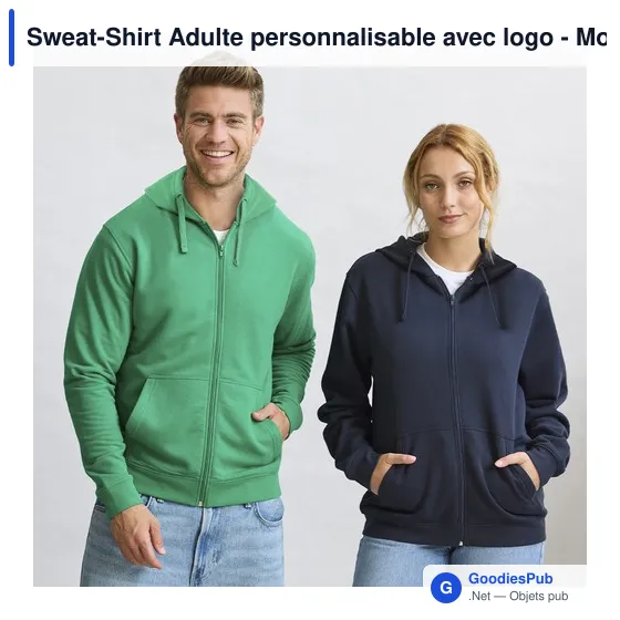 Sweat-Shirt Adulte personnalisable avec logo - Modèle Astro - Image 10