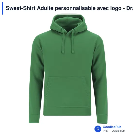 Sweat-Shirt Adulte personnalisable avec logo - Draco - Image 1