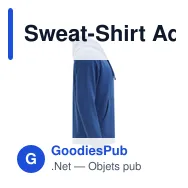 Sweat-Shirt Adulte personnalisable avec logo - Draco - Miniature 12