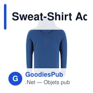 Sweat-Shirt Adulte personnalisable avec logo - Draco - Miniature 4