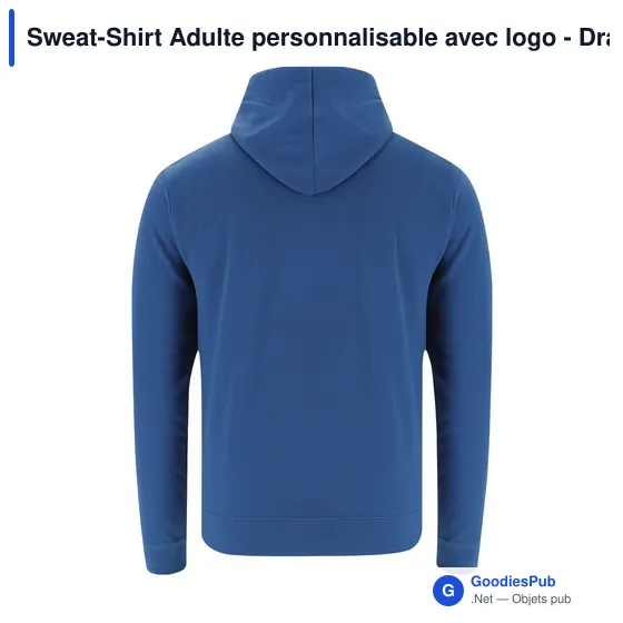 Sweat-Shirt Adulte personnalisable avec logo - Draco - Image 4