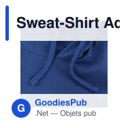Sweat-Shirt Adulte personnalisable avec logo - Draco - Miniature 5