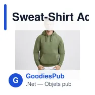 Sweat-Shirt Adulte personnalisable avec logo - Draco - Miniature 8