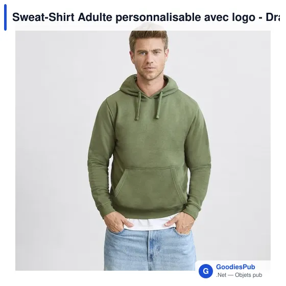 Sweat-Shirt Adulte personnalisable avec logo - Draco - Image 8