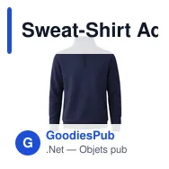 Sweat-Shirt Adulte personnalisable avec logo - Galaxy - Miniature 1