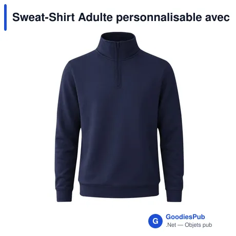 Sweat-Shirt Adulte personnalisable avec logo - Galaxy