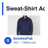 Sweat-Shirt Adulte personnalisable avec logo - Galaxy - Miniature 11