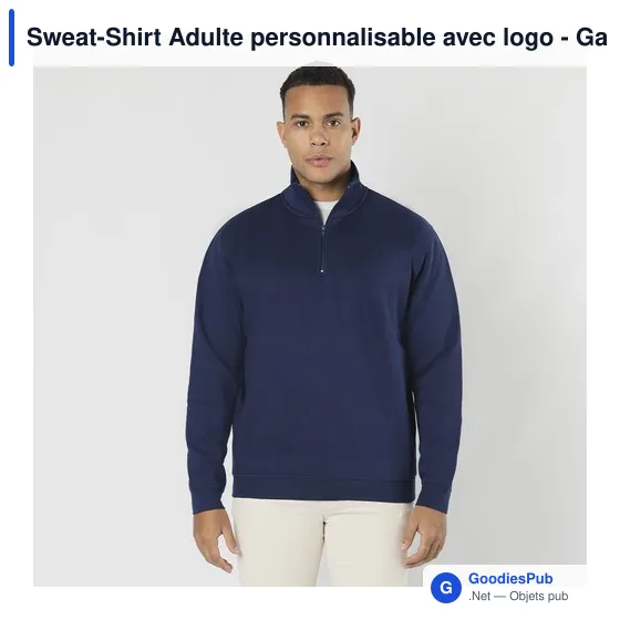 Sweat-Shirt Adulte personnalisable avec logo - Galaxy - Image 11
