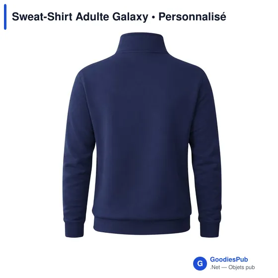 Sweat-Shirt Adulte personnalisable avec logo - Galaxy - Image 3