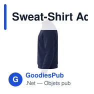 Sweat-Shirt Adulte personnalisable avec logo - Galaxy - Miniature 4