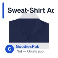 Sweat-Shirt Adulte personnalisable avec logo - Galaxy - Miniature 7