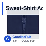 Sweat-Shirt Adulte personnalisable avec logo - Galaxy - Miniature 9