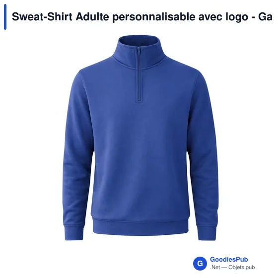 Sweat-Shirt Adulte personnalisable avec logo - Galaxy - Image 10