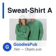 Sweat-Shirt Adulte "keya" SWC280 - Miniature 7