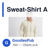 Sweat-Shirt Adulte Landon - Miniature 2