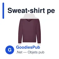 Sweat-shirt personnalisable avec logo pour entreprise - Modèle Lightweight Hooded S - Miniature 11