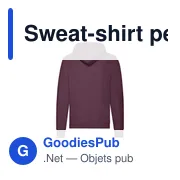 Sweat-shirt personnalisable avec logo pour entreprise - Modèle Lightweight Hooded S - Miniature 3