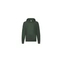 Variante vert foncé - Sweat-shirt personnalisable avec logo pour entreprise - Modèle Lightweight Hooded S
