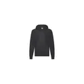 Variante noir - Sweat-shirt personnalisable avec logo pour entreprise - Modèle Lightweight Hooded S