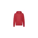 Variante rouge - Sweat-shirt personnalisable avec logo pour entreprise - Modèle Lightweight Hooded S