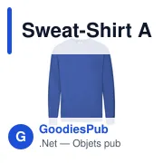 Sweat-shirt personnalisable pour entreprise avec logo - Lightweight Set-In S - Miniature 1