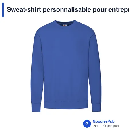 Sweat-shirt personnalisable pour entreprise avec logo - Lightweight Set-In S