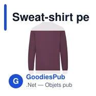 Sweat-shirt personnalisable pour entreprise avec logo - Lightweight Set-In S - Miniature 12