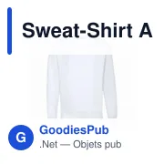 Sweat-shirt personnalisable pour entreprise avec logo - Lightweight Set-In S - Miniature 5