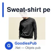 Sweat-shirt personnalisable pour entreprise avec logo - Lightweight Set-In S - Miniature 10