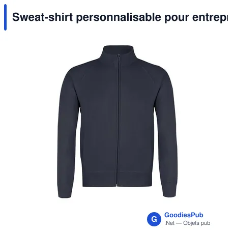 Sweat-shirt personnalisable pour entreprise avec logo - modèle Lightweight Sweat