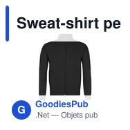 Sweat-shirt personnalisable pour entreprise avec logo - modèle Lightweight Sweat - Miniature 11