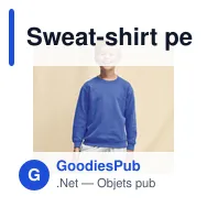 Sweat-shirt personnalisable pour entreprise avec logo - Classic Set-In - Miniature 2