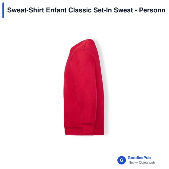 Sweat-shirt personnalisable pour entreprise avec logo - Classic Set-In - Image 12
