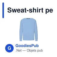 Sweat-shirt personnalisable pour entreprise avec logo - Classic Set-In - Miniature 5