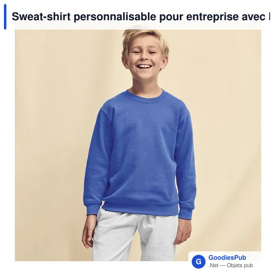 Sweat-shirt personnalisable pour entreprise avec logo - Classic Set-In - Image 6