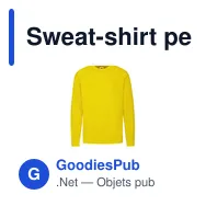 Sweat-shirt personnalisable pour entreprise avec logo - Classic Set-In - Miniature 9