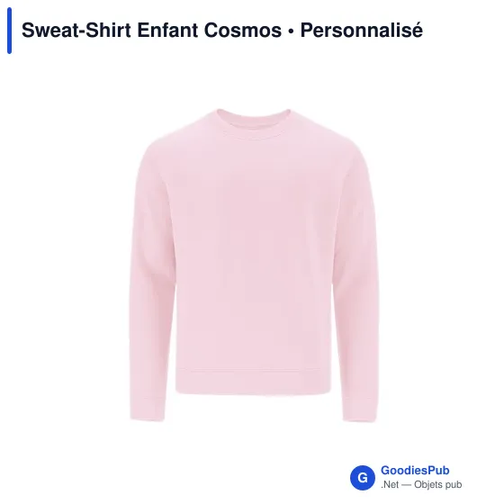 Sweat-Shirt Enfant personnalisable avec logo - Cosmos - Image 1