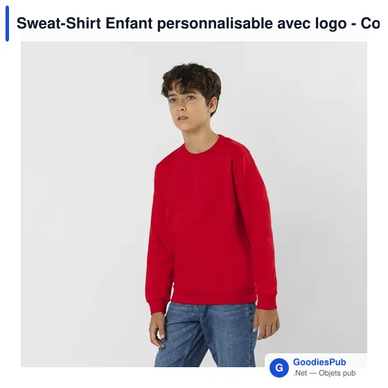 Sweat-Shirt Enfant personnalisable avec logo - Cosmos - Image 11
