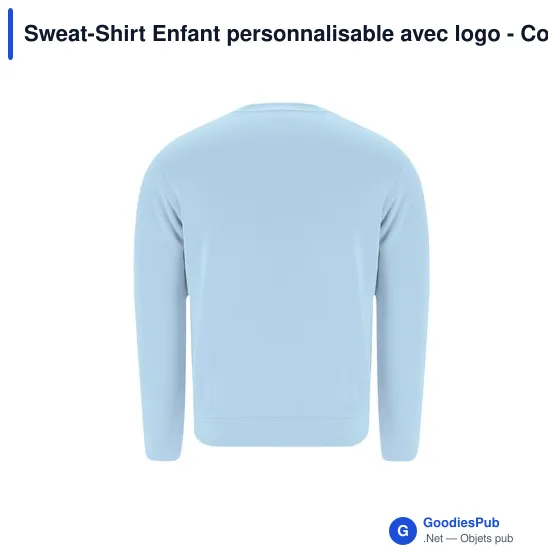 Sweat-Shirt Enfant personnalisable avec logo - Cosmos - Image 4