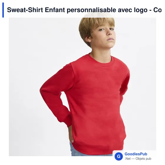 Sweat-Shirt Enfant personnalisable avec logo - Cosmos - Image 8