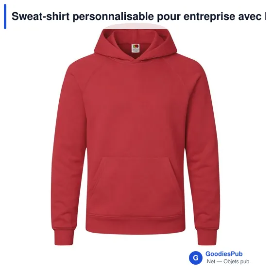 Sweat-shirt personnalisable pour entreprise avec logo - Image 1