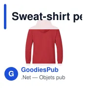 Sweat-shirt personnalisable pour entreprise avec logo - Miniature 3