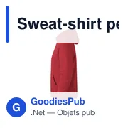 Sweat-shirt personnalisable pour entreprise avec logo - Miniature 4