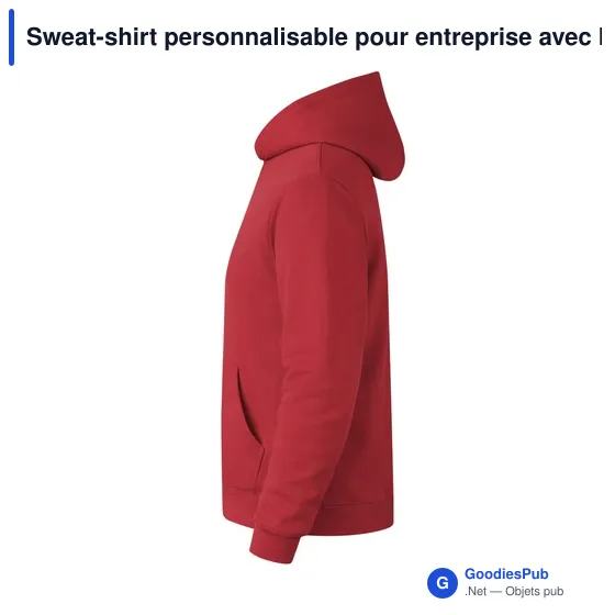 Sweat-shirt personnalisable pour entreprise avec logo - Image 4