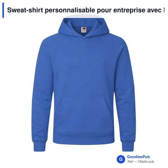 Sweat-shirt personnalisable pour entreprise avec logo - Image 7