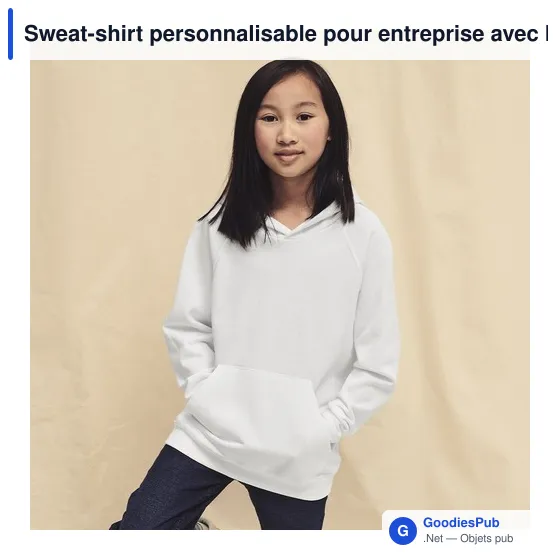 Sweat-shirt personnalisable pour entreprise avec logo - Image 8