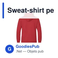 Sweat-shirt personnalisable pour entreprise avec logo - Miniature 9